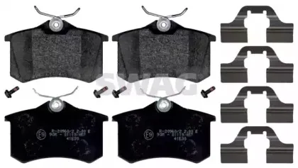 Комплект тормозных колодок, дисковый тормоз SWAG купить